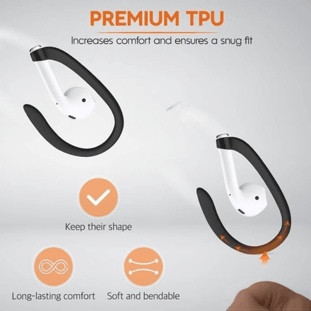 Crochets D'oreilles Compatibles Avec Airpods 3 & 2 & 1 & Pro Pour écouteurs thumbnail 3