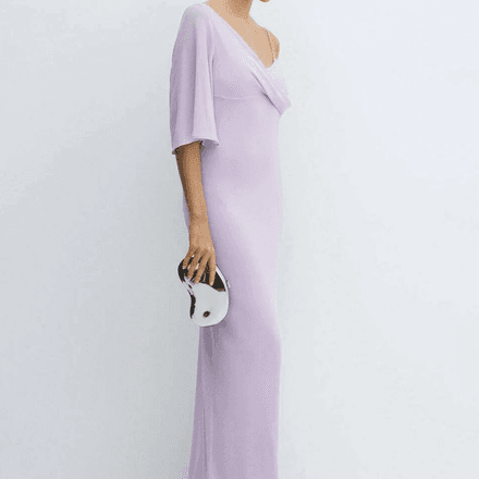 Robe Asymétrique à Manches Évasées thumbnail 2