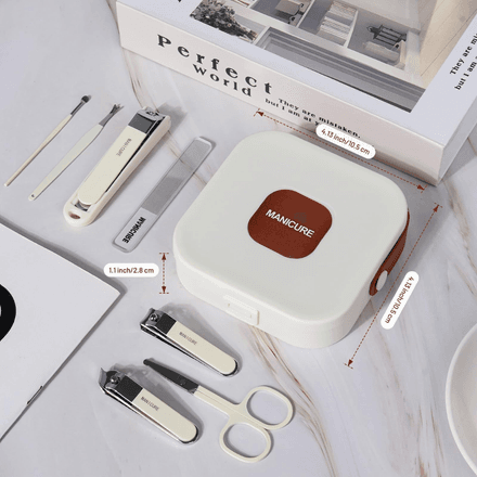 Kit Coupe-ongles Professionnel 7 Pièces - Manucure Et Pédicure thumbnail 3