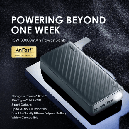 Power Box 300Lite 30000mAh 15W Power Bank  thumbnail 4