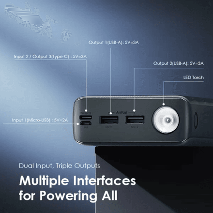 Power Box 300Lite 30000mAh 15W Power Bank  thumbnail 7