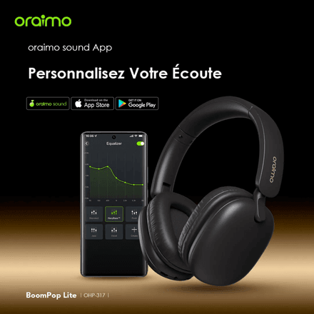 Boompop Lite – Casque Sans Fil avec Enc Son Puissant & Confort Absolu + Cable Auxiliaire Gratuit thumbnail 4