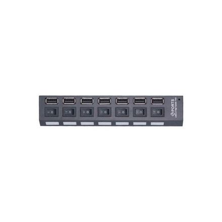 Concentrateur D'extension de Commutateur Concentrateur USB 2.0 à 7 Ports thumbnail 5