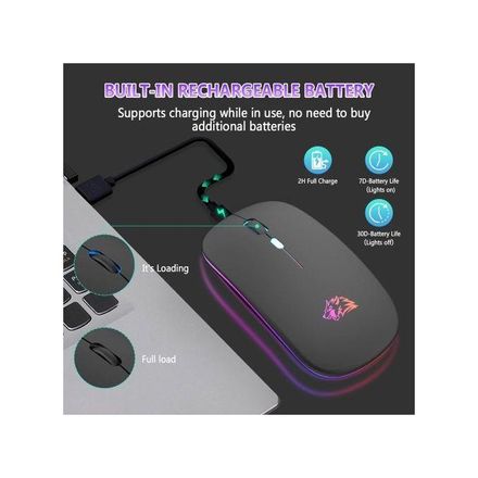 Souris sans Fil X15, Bluetooth 2.4GHz Rechargeable et Ergonomique, Double Mode thumbnail 6