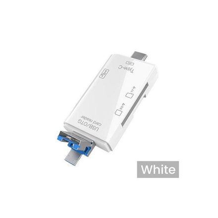 Lecteur de Carte USB 3.0 Multifonction 6 en 1,Disque U, Type C, Micro USB, clé USB TF, Clé USB SD, Adaptateur thumbnail 3