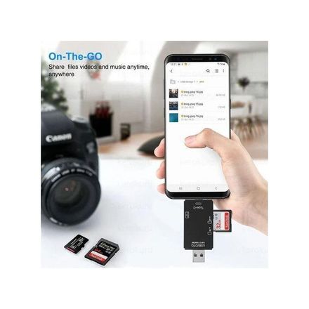 Lecteur de Carte USB 3.0 Multifonction 6 en 1, Disque U, Type C, Micro USB, Clé USB TF, Clé USB SD, Adaptateur thumbnail 7
