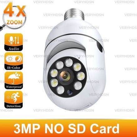 Caméra de Surveillance Extérieure Wifi 5G Bulbe, IP WiFi 3MP,Vision Nocturne, Suivi Humain Existent thumbnail 1