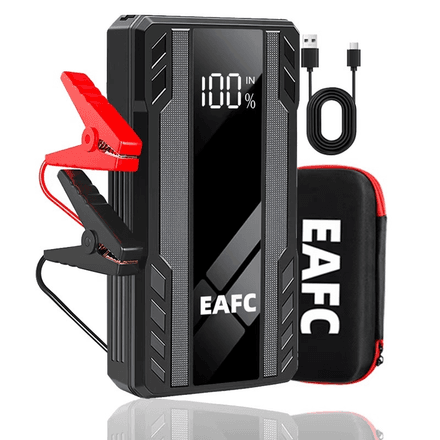 Démarreur de saut de voiture 1000 A, chargeur de batterie Booster de batterie externe de secours  thumbnail 1