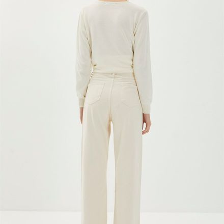  Pantalon taille haute taille large thumbnail 4