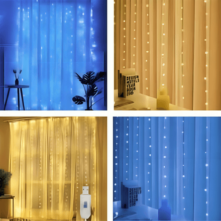 Rideau Lumineux LED 3x3M MY-7271 thumbnail 1