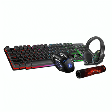Imice GK-430 Gaming Pack 4 en 1 – Casque, Souris, Clavier thumbnail 1