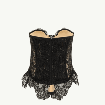 BUSTIER EN DENTELLE DÉCORÉE thumbnail 2