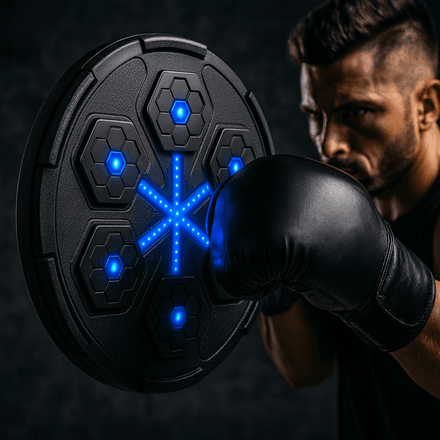 Appareil de Boxe Murale LED Bluetooth – 7 Modes Musicaux & Entraînement Sportif thumbnail 1