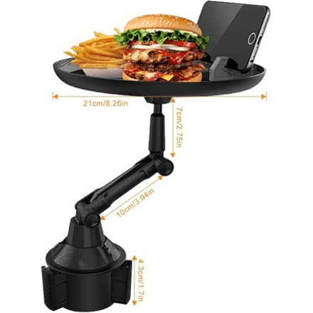 Plateau Porte-gobelet pour Voiture : Savourez vos Repas et Restez Organisé thumbnail 2