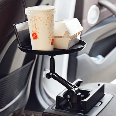 Plateau Porte-gobelet pour Voiture : Savourez vos Repas et Restez Organisé thumbnail 4