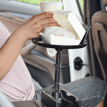 Plateau Porte-gobelet pour Voiture : Savourez vos Repas et Restez Organisé thumbnail 5