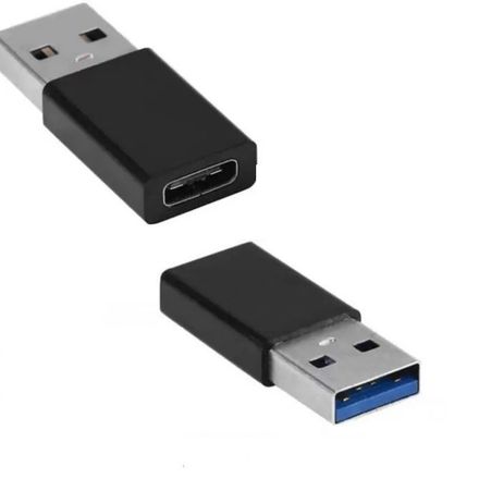 Adaptateur USB vers USB-C Compatible Chargeur Secteur-Ordinateur Etc Vers USB C thumbnail 1