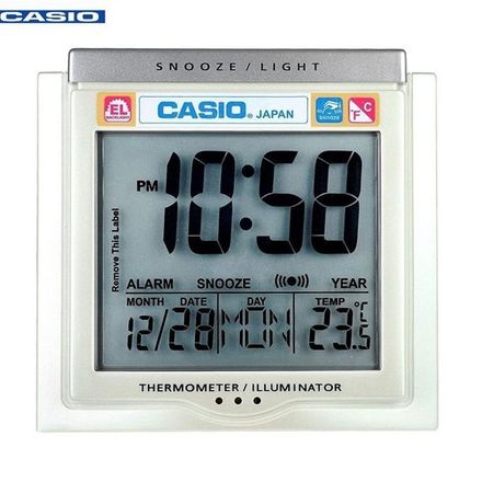 Horloge numérique Reveil Alarme Avec Thermomètre Calendrier Automatique DQ-750F thumbnail 1