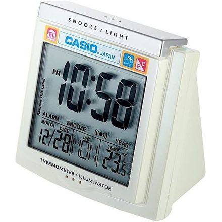 Horloge numérique Reveil Alarme Avec Thermomètre Calendrier Automatique DQ-750F thumbnail 2