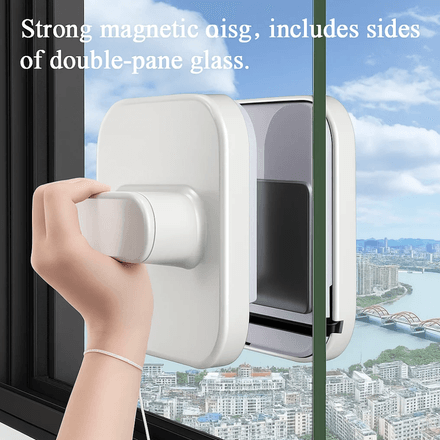 Nettoyeur Magnétique de Vitres – Double Face pour Vitres Épaisses et Double Vitrage thumbnail 3