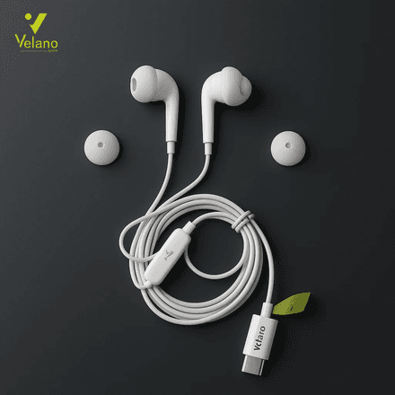 Écouteurs USB-C VE-10 – Blanc  thumbnail 4