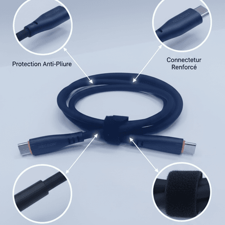Type-C to Type-C Cable (1 m) REC-01 thumbnail 3
