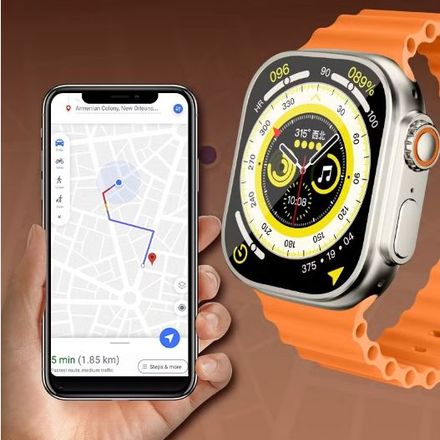 Ws10 Ultra Montre Intelligente Wisme Super Amoled Gold thumbnail 2