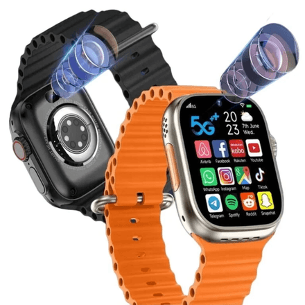 Ws10 Ultra Montre Intelligente Wisme Super Amoled Gold thumbnail 4