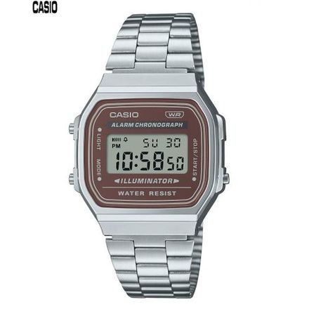 Montre Unisexe Numérique Rétro éclairage Bracelet acier inoxydable thumbnail 1