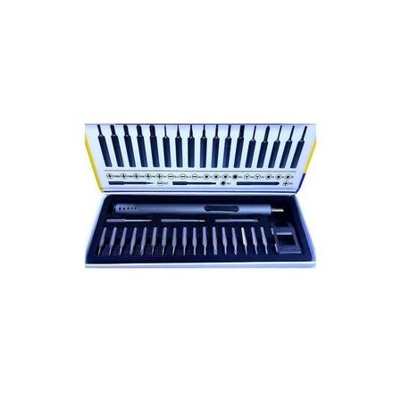 Tournevis Electrique sans Fil Rechargeable M&R– Jeu de Précision 20 Embouts Haute Qualité thumbnail 3