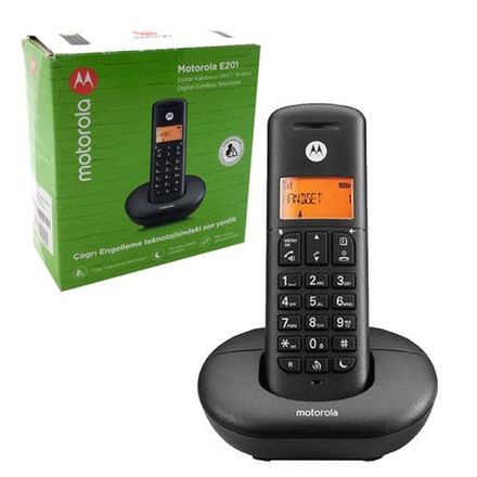 Téléphones E201 sans Fil Numérique -Mains Libre Haut Parleur-Blocage d'appel thumbnail 3