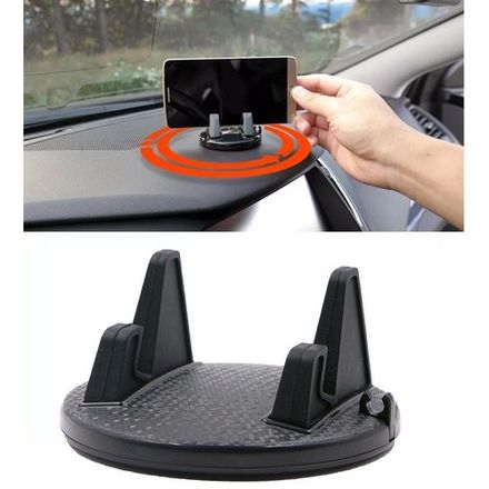 support de telephone smartphone voiture 360 degrés serrure cable commode thumbnail 1