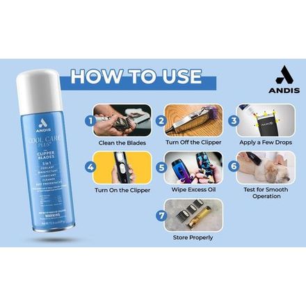 Spray 5 en 1 Cool Care Plus désinfectant pour l'entretien des lames de tondeuse (439 g) thumbnail 3
