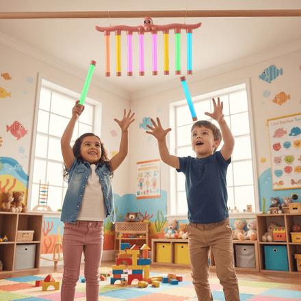 Jouet Interactif Octopus Catching Sticks – Entraînement Réflexe Et Coordination Rose thumbnail 2