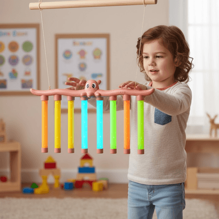 Jouet Interactif Octopus Catching Sticks – Entraînement Réflexe Et Coordination Rose thumbnail 3