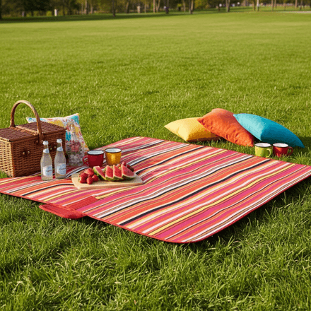 Tapis de Plage et de Pique-Nique – Multicolore thumbnail 4