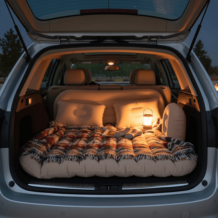 Matelas Gonflable de Voiture Universel – Confort et Repos en Voyage - Couleur Aléatoire thumbnail 7