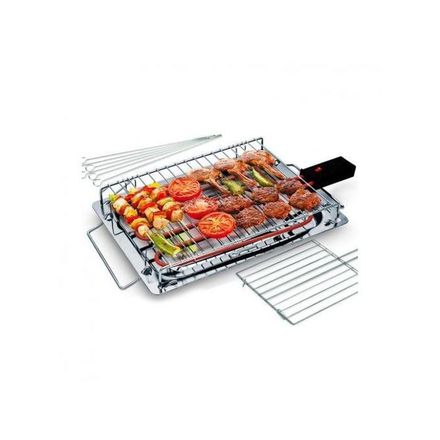 Barbecue électrique - Grill - 2250W - 6 brochettes - Nettoyage facile thumbnail 2