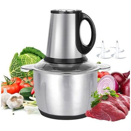 Hachoir à viande - 5L - Inox - 500W - 3 vitesses thumbnail 1