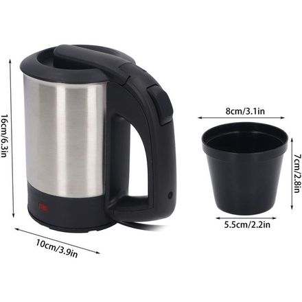 Bouilloire électrique - GENERAL - 0.6L - Acier inoxydable - 500 Watts - Arrêt automatique thumbnail 3