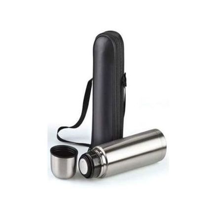 Thermos Bouteille isotherme - KENZ/ LUXUS - 750ml - Acier inoxydable - Chaud/Froid - Bouchon tasse thumbnail 2