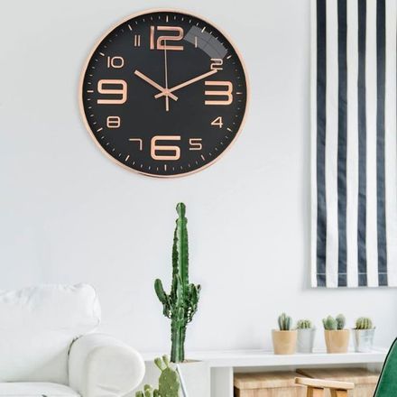 Horloge Murale - Pandiani - Style Moderne - Chiffres 3D - Diamètre 30 cm thumbnail 3