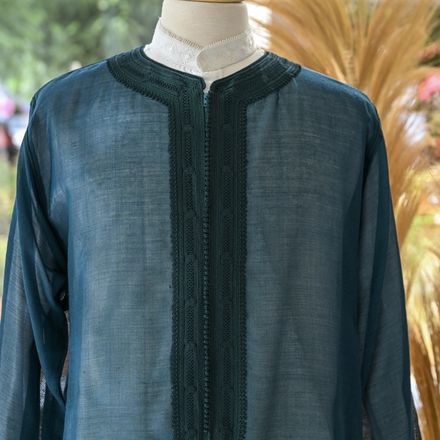 Caftan Homme en Laine de Soie thumbnail 2