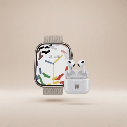 Pack Montre Connectée W9 Pro Max + Écouteurs Sans Fil J50 thumbnail 4