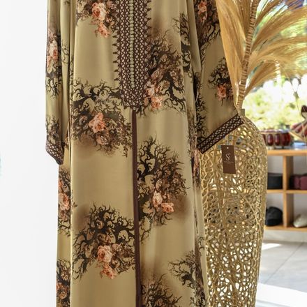 Caftan en soie  thumbnail 1