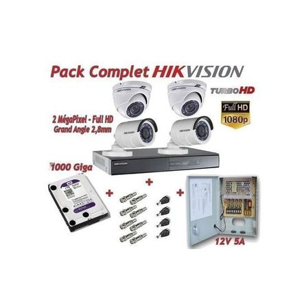  Pack Complet Origine Pour Système de Surveillance DVR 4 thumbnail 1