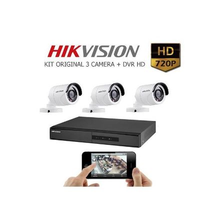 Pack Caméra de Surveillance de DVR et 3 Caméras d'exterieur 2MP thumbnail 1