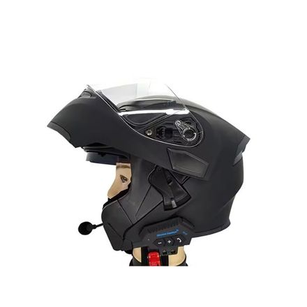 Casque Bluetooth Moto Bt12 – Étanche, Micro Intégré, Contrôle Musique+ Support Moto thumbnail 4