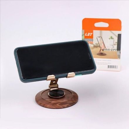 Support élégant et robuste en métal pour smartphones et tablettes, bureau et maison, LBT L-398 thumbnail 3