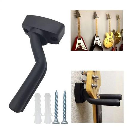 Support Mural Pour Toutes Les Guitares Taille Basse Mandoline Banjo Ukulélé thumbnail 5